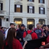 Flash Mob dei docenti in Piazza di Spagna , Roma