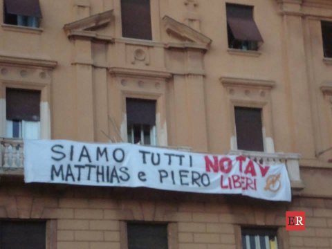  Palazzo occupato dai movimenti per il diritto alla casa Porta Pia